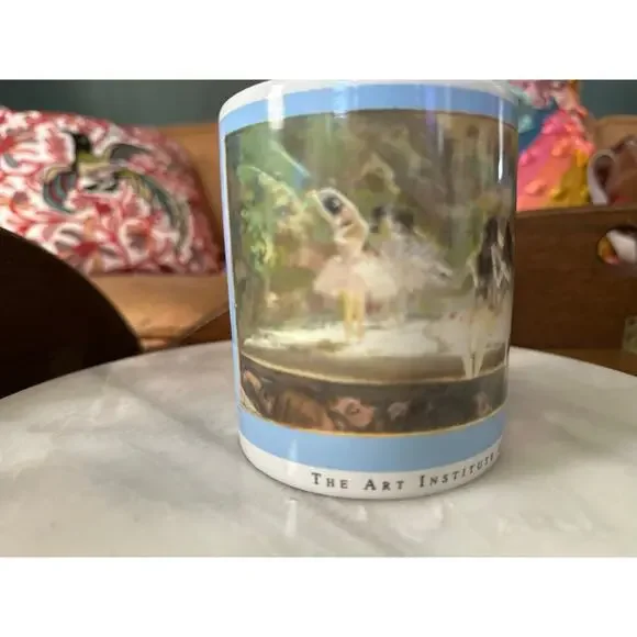 Copco White Blue Edgar Degas Ballet At The Paris Opera Mug - Picture 4 of 7